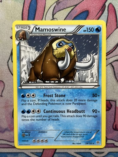 Pokémon tcg mamoswine - tcg,