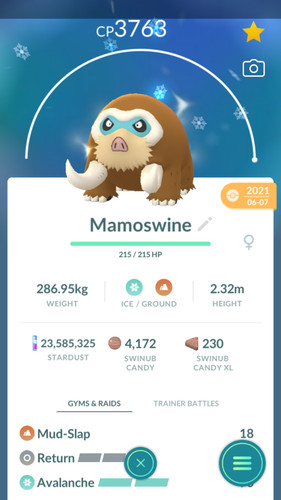 Pokemon trade mamoswine - pokemon,