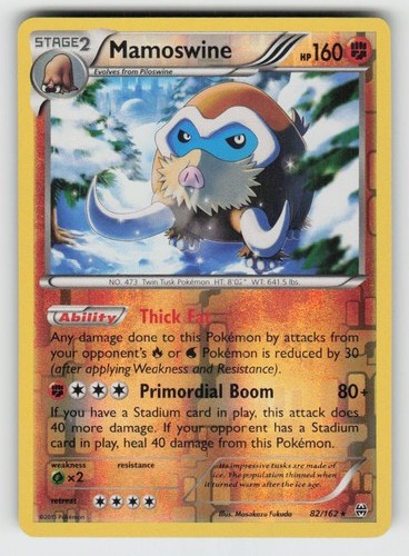 Reverse holo mamoswine - mamoswine, 82/162