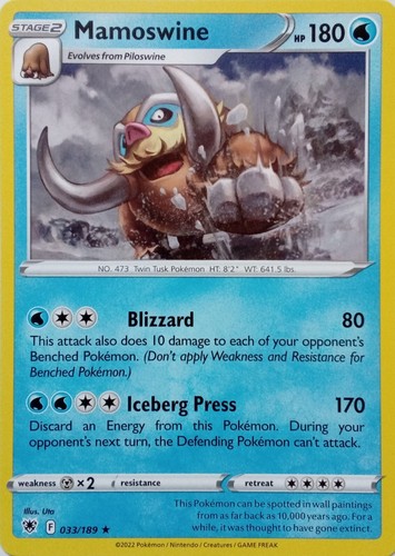 033 189 mamoswine - |, rare