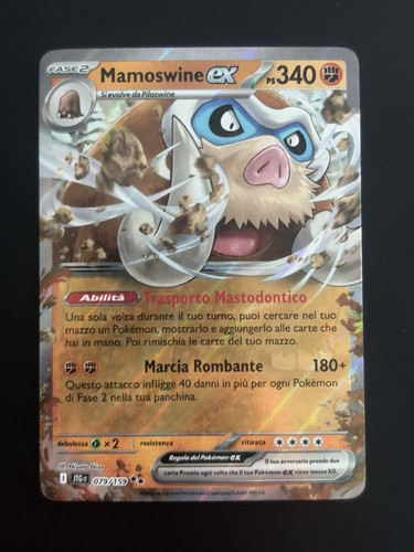 Mamoswine 159 holo - mamoswine, ex
