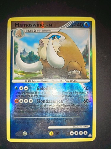 Carta pokemon mamoswine - 💫carta,