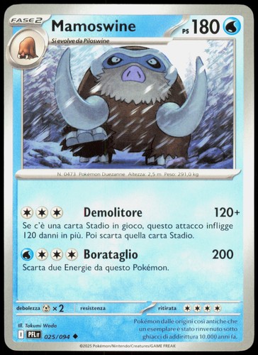 Pokemon mamoswine 025 094 - mamoswine, 025/094