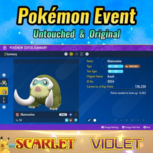 Shiny mamoswine evento - mamoswine, 💜evento