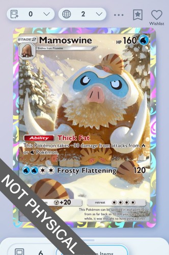 Pokemon tcg pocket mamoswine - pokemon,