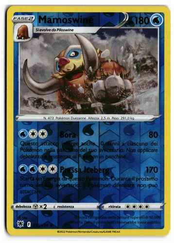 Pokémon mamoswine 033 189 - pokémon, 033/189