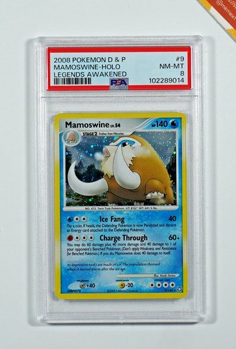 Pokemon psa mamoswine 9 - pokemon,