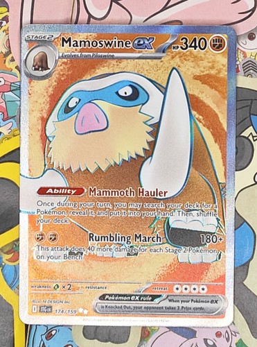 Pokémon tcg mamoswine full - tcg, ex