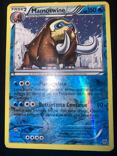 Mamoswine reverse holo pls - holo, (pls