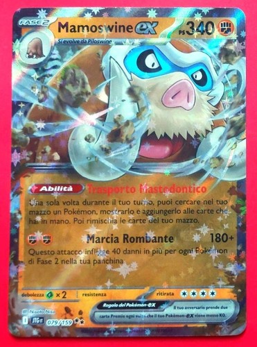 Carta pokemon mamoswine - pokemon,