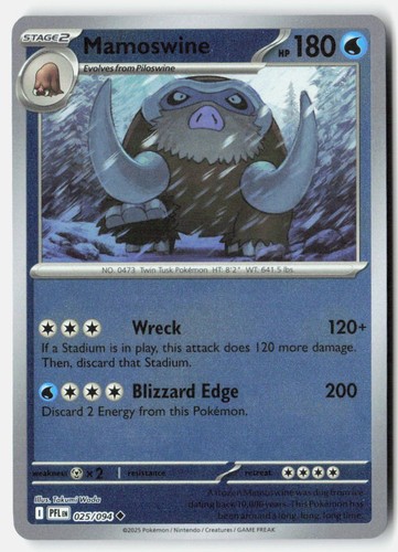 Mamoswine 025 094 uncommon - 025/094,