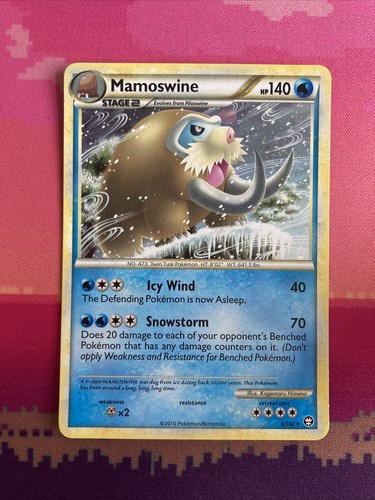 Pokemon card mamoswine - pokemon,