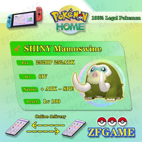 6iv shiny mamoswine - ✨6iv,
