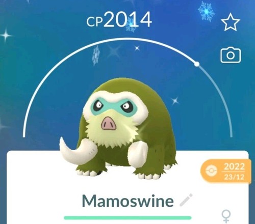 Pokèmon shiny mamoswine - go,
